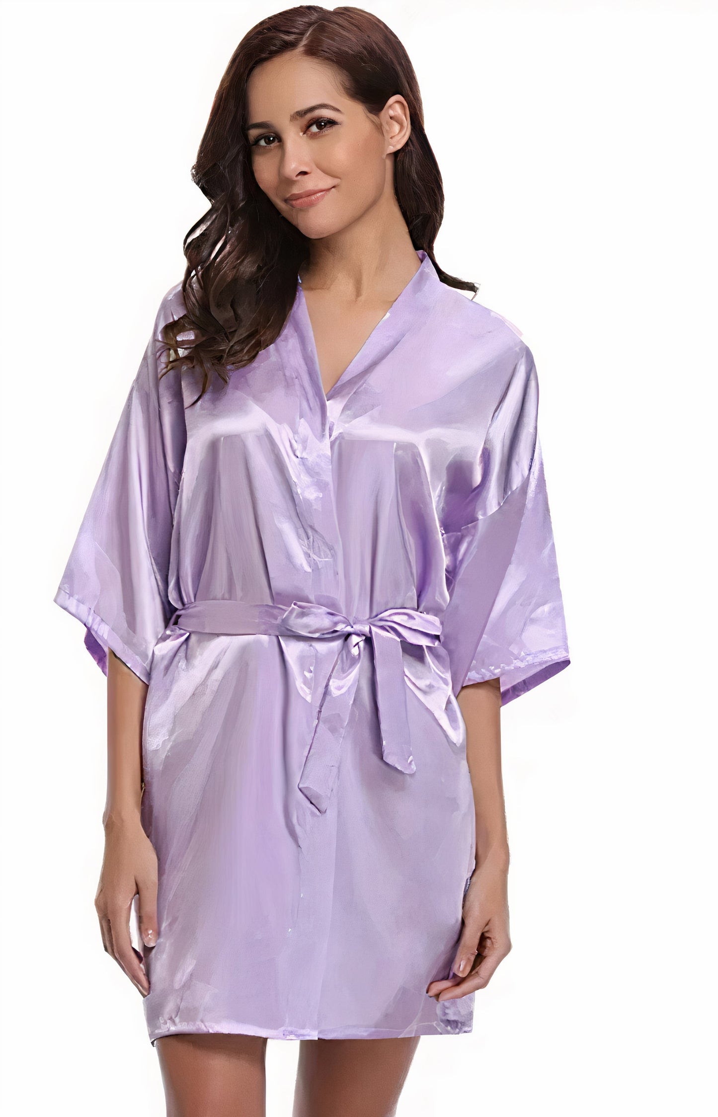 Peignoir femme en satin