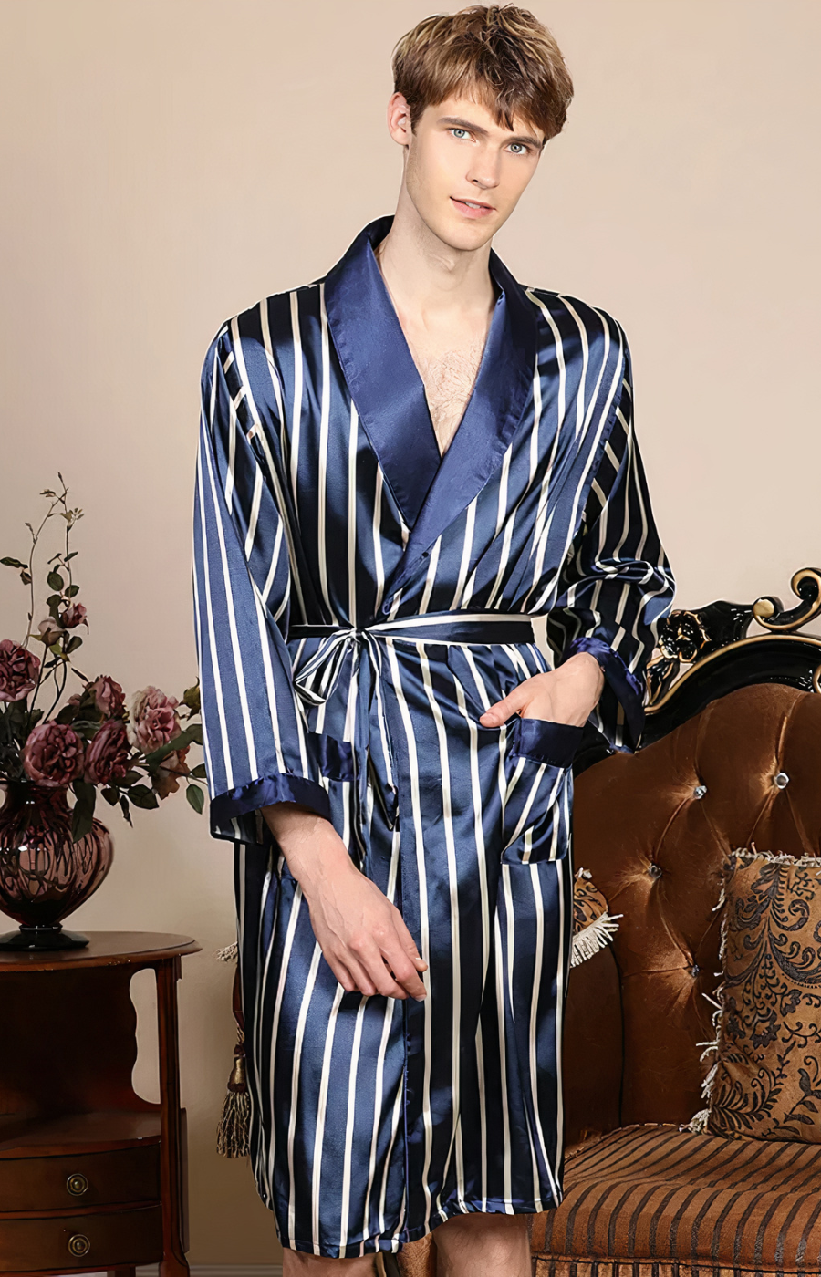 Peignoir Homme En Pilou