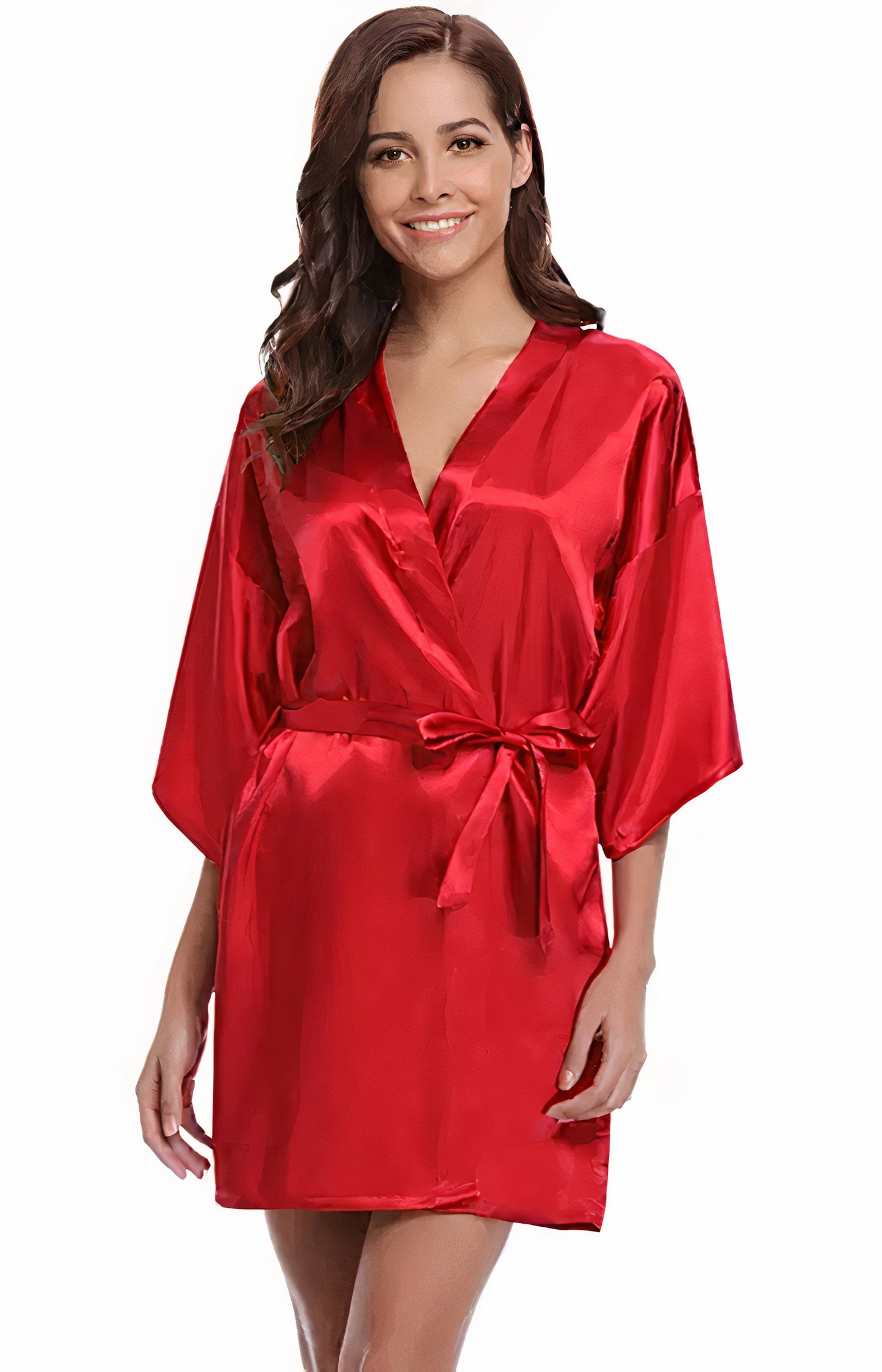 Peignoir femme en satin
