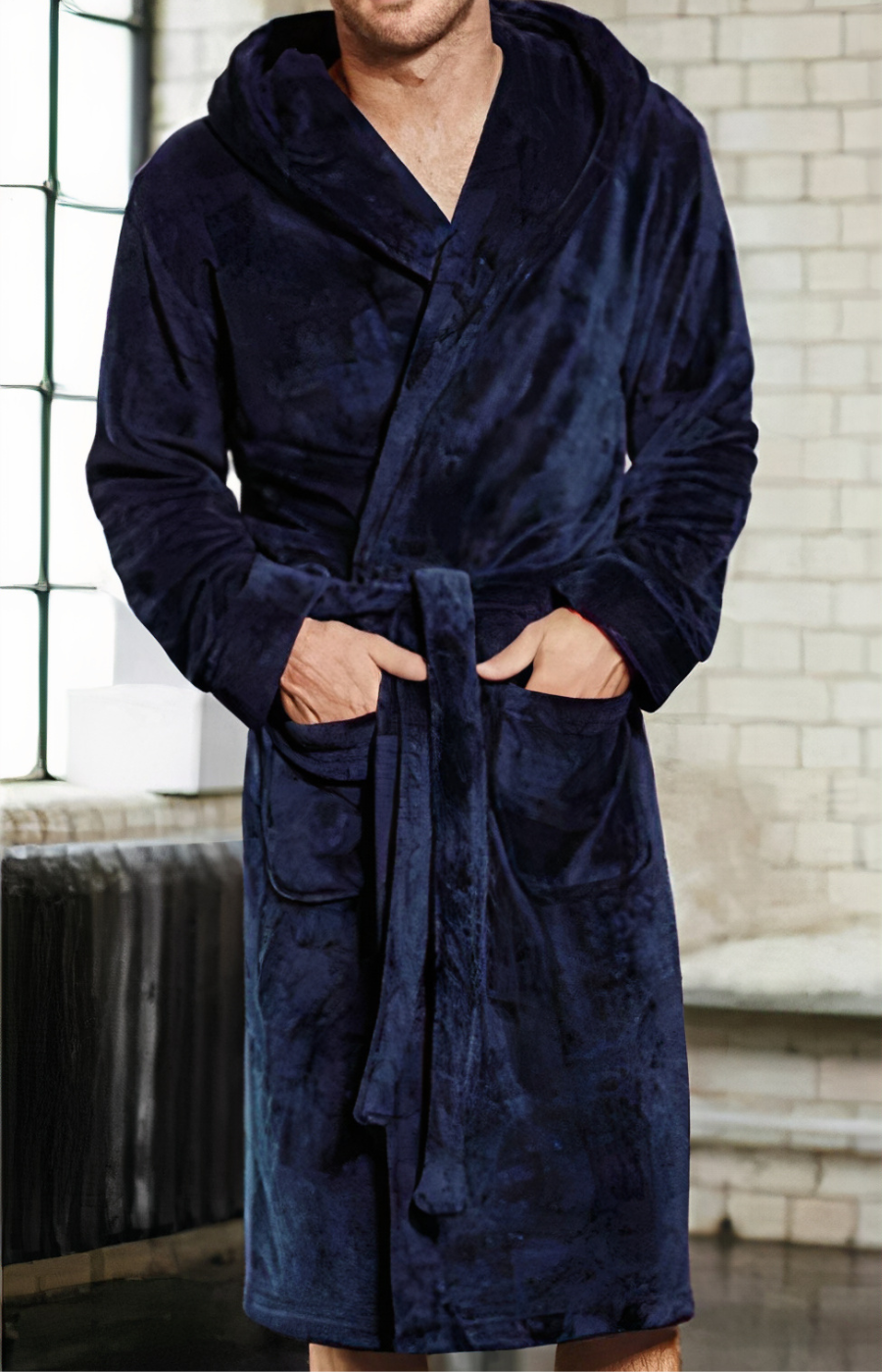 Peignoir homme pilou pilou