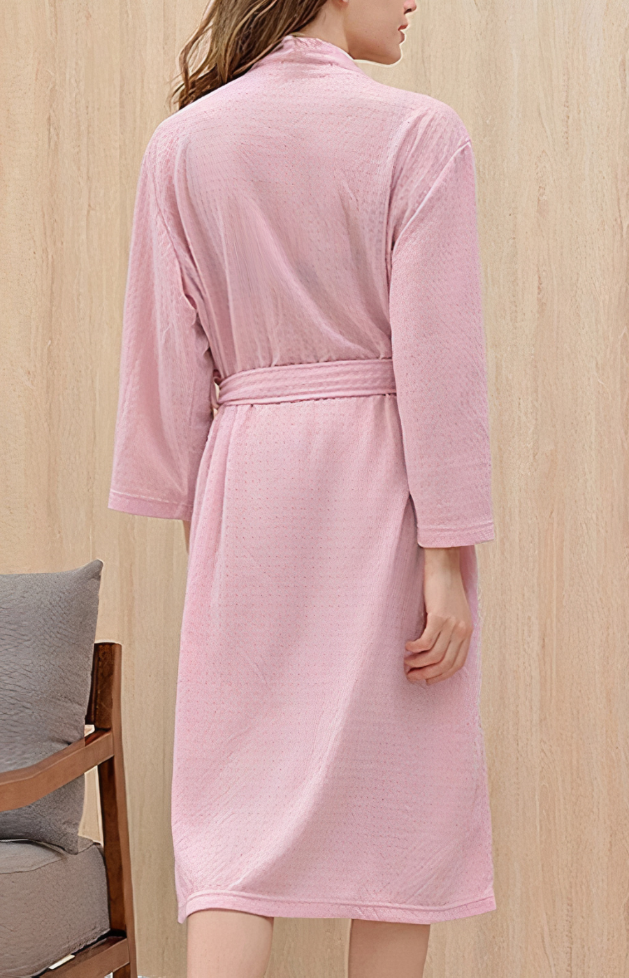 Peignoir gaufré pour femme ou homme