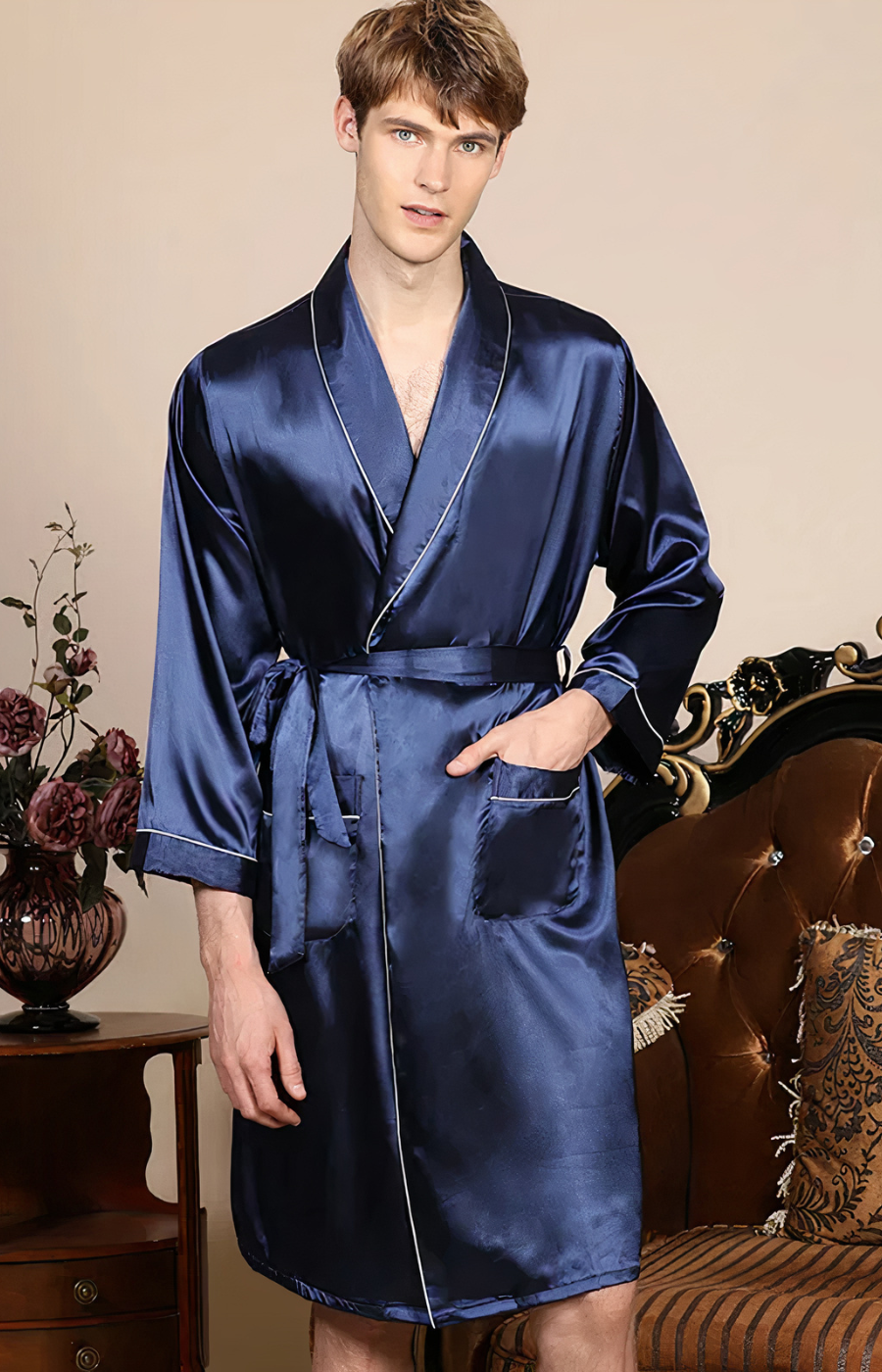 Peignoir Homme En Pilou