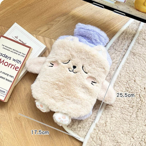 Bouillotte peluche chat
