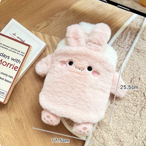 Bouillotte peluche lapin
