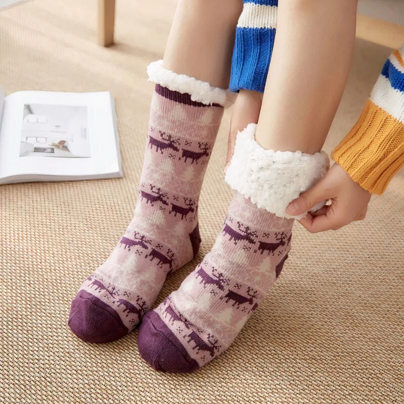 Chaussettes Pilou Pilou les rennes de Noël