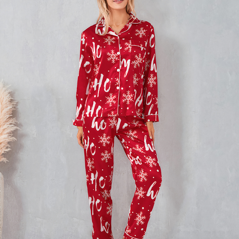 Ensemble pyjama de noël pour femme