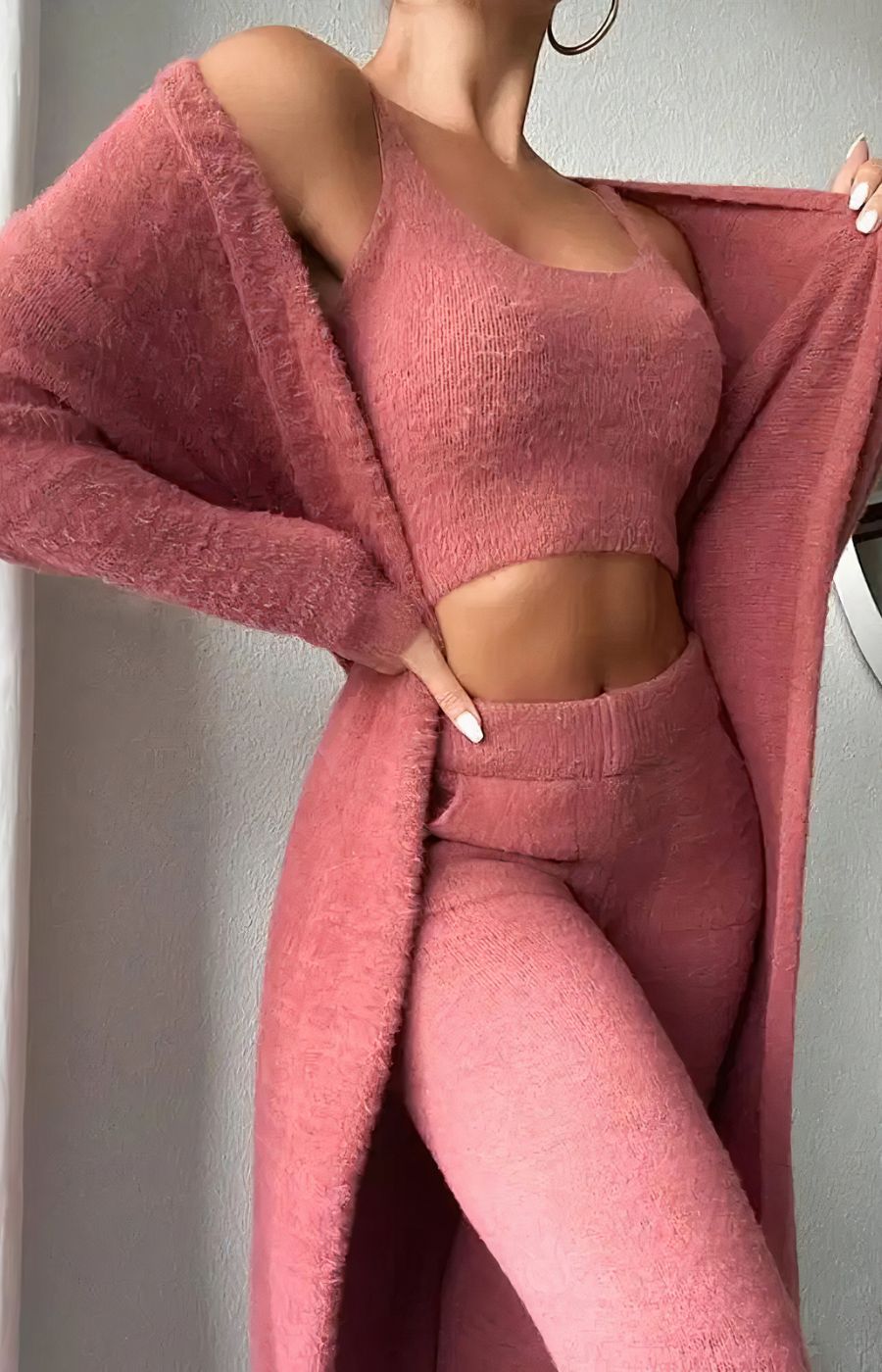 Ensemble pyjama pilou 3 pièces femme