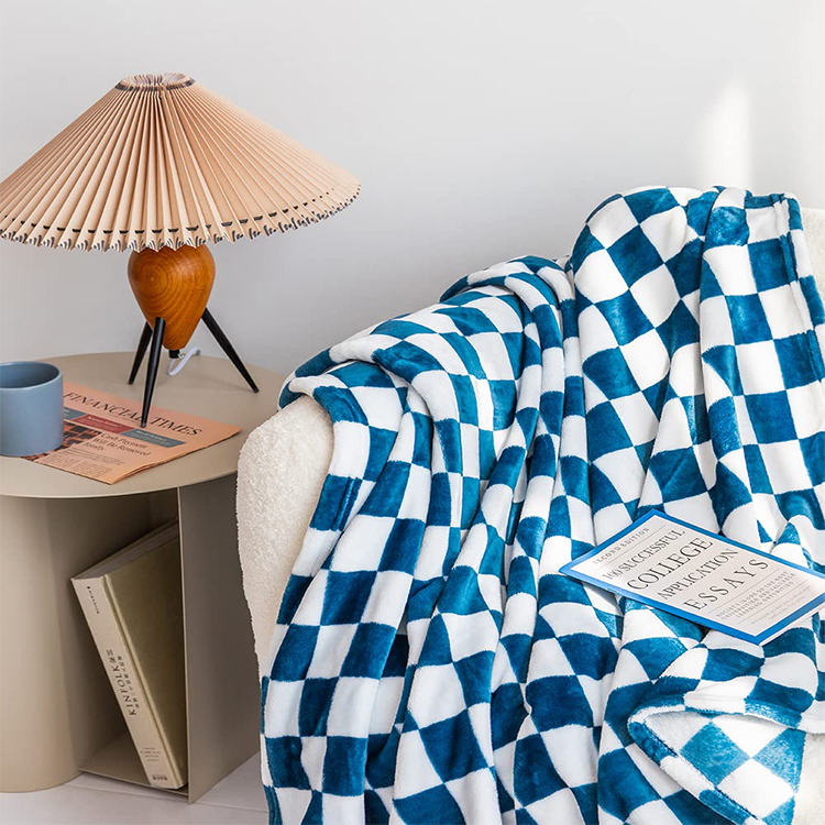 Plaid Pilou Pilou Bleu