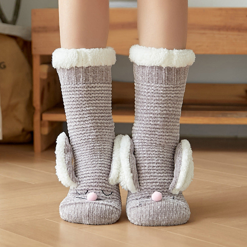 Chaussons Chaussettes lapin