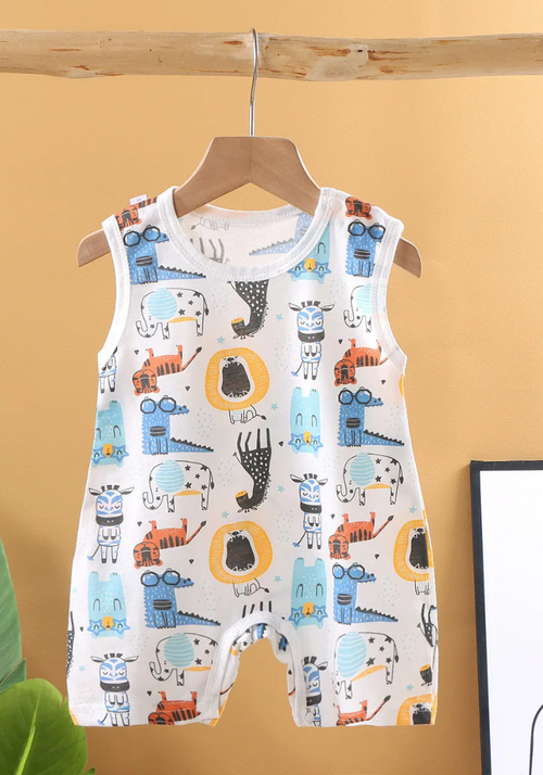 Pyjama Short Bébé Été Savane