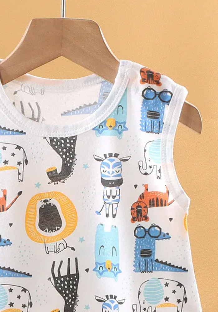 Pyjama Short Bébé Été Savane