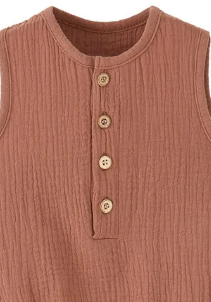 Pyjama Bébé Été Terracotta