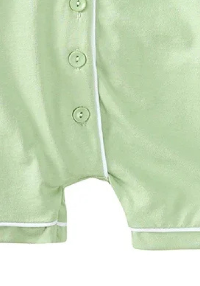 Pyjama Bébé Été Vert Anis
