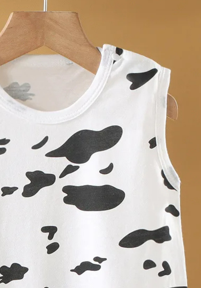 Pyjama Short Bébé Été Vache