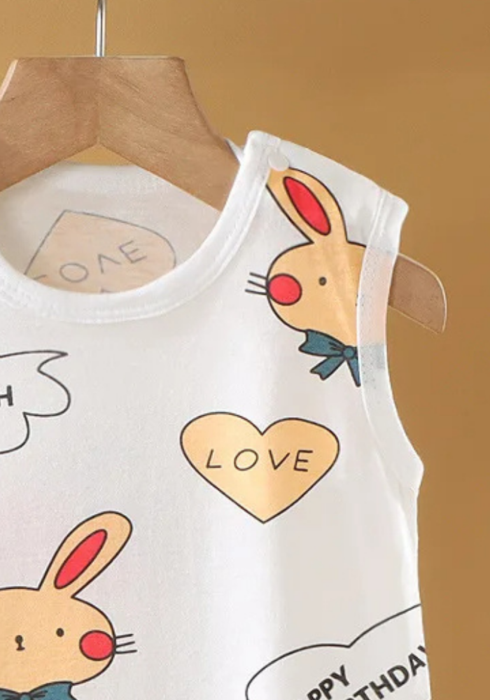 Pyjama Short Bébé Été Anniversaire