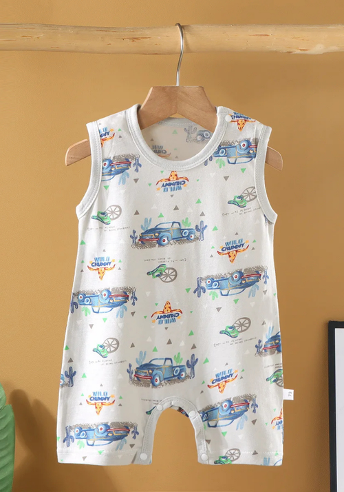 Pyjama Short Bébé Été Voiture