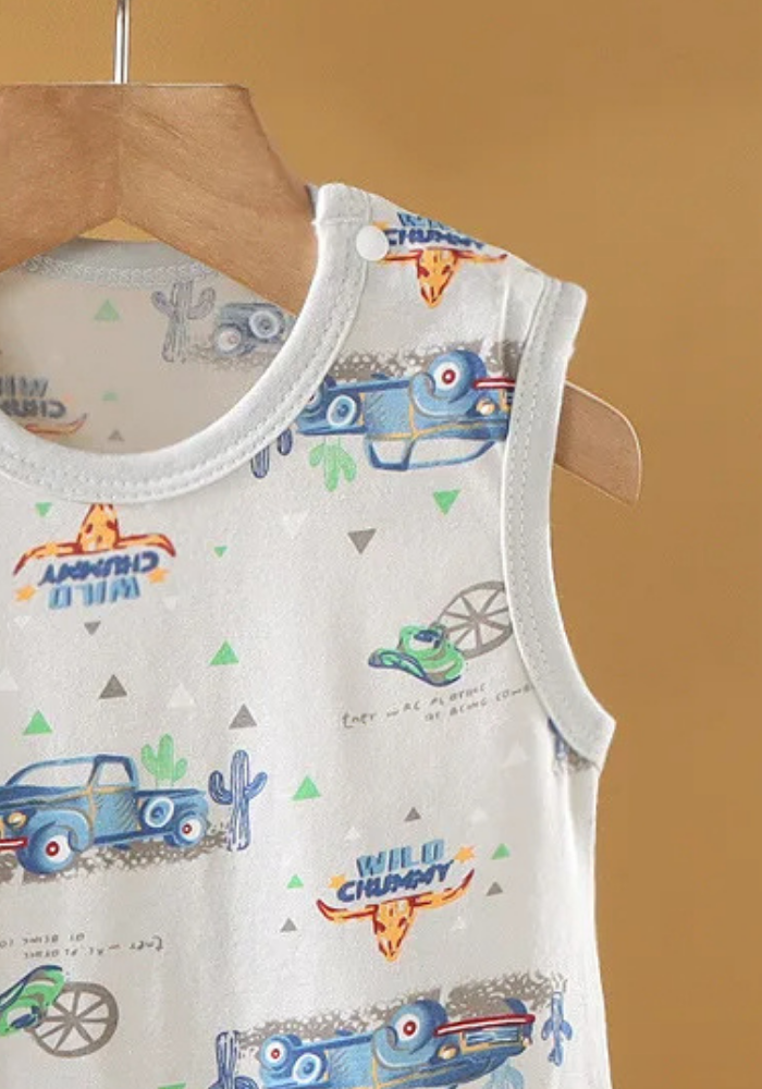 Pyjama Short Bébé Été Voiture