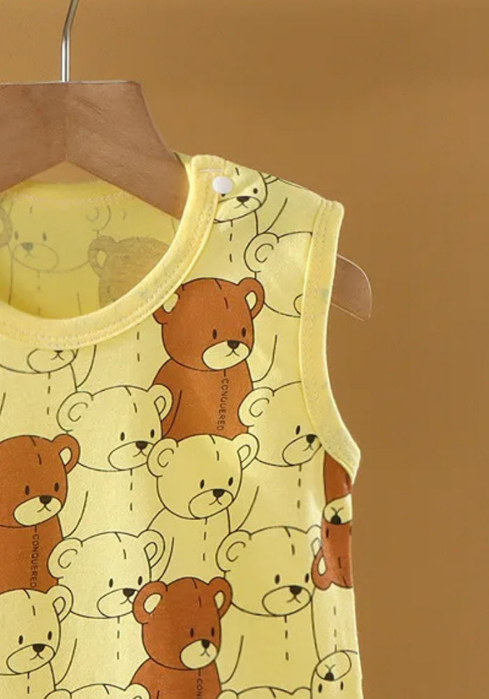 Pyjama Short Bébé Été Nounours