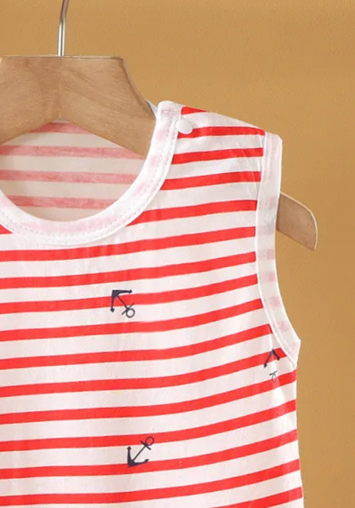 Pyjama Short Bébé Été Marin