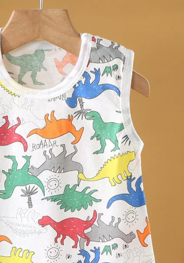 Pyjama Short Bébé Été Jurassique
