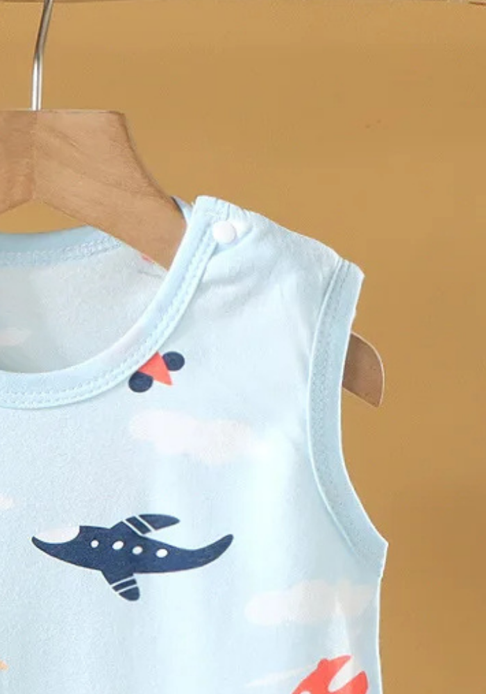 Pyjama Short Bébé Été Avion