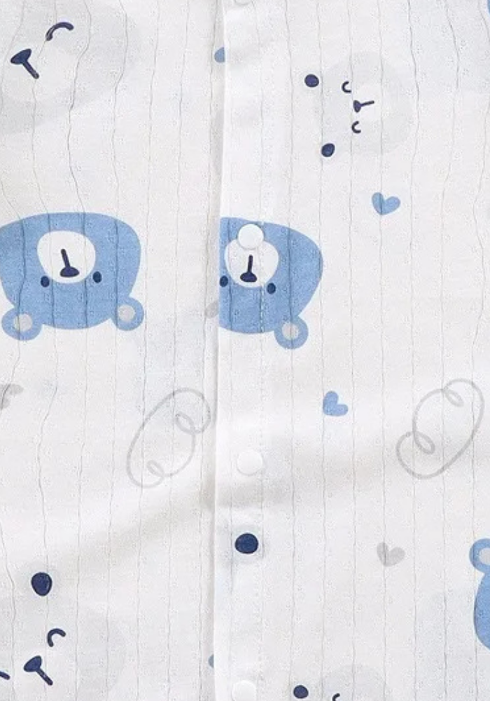 Pyjama Bébé Été Ourson Bleu