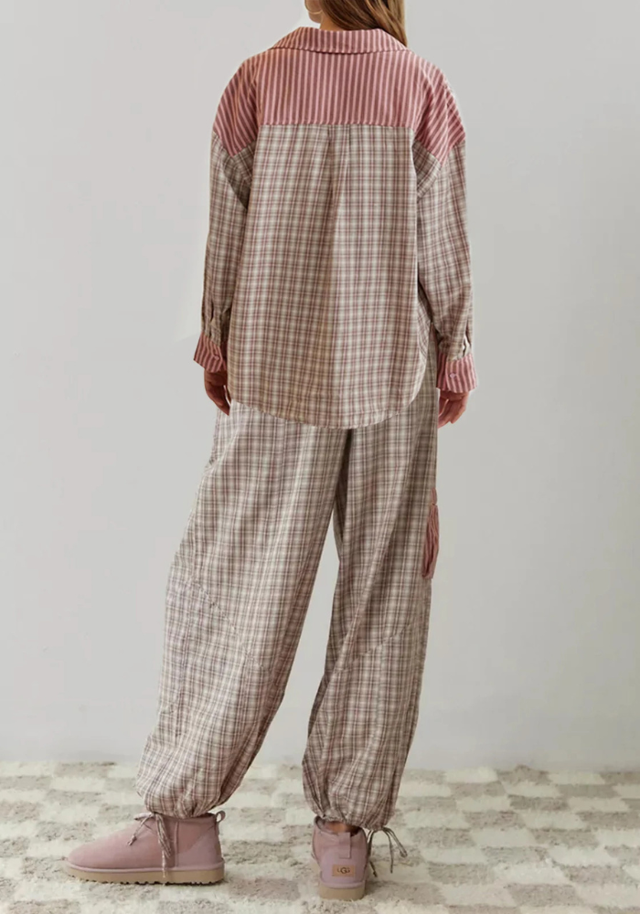 Pyjama Carreaux Tendance Femme