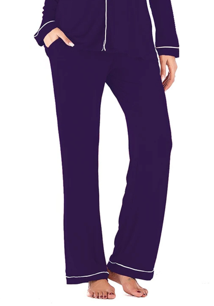 Pyjama Violet Élégant