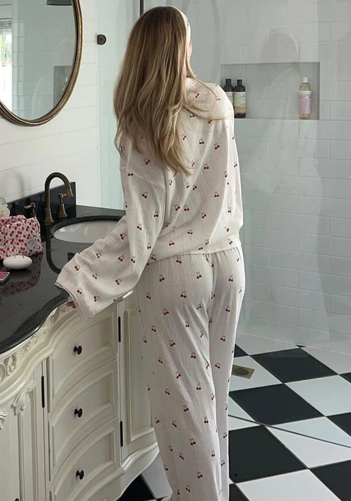 Pyjama Cerise Femme