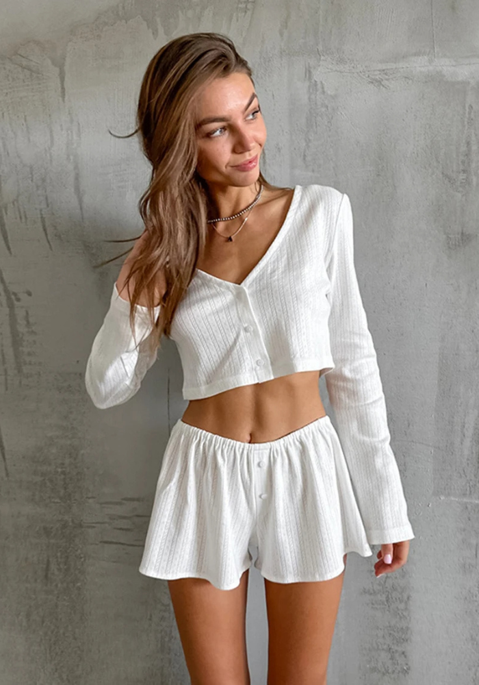 Pyjama Short Basique Femme
