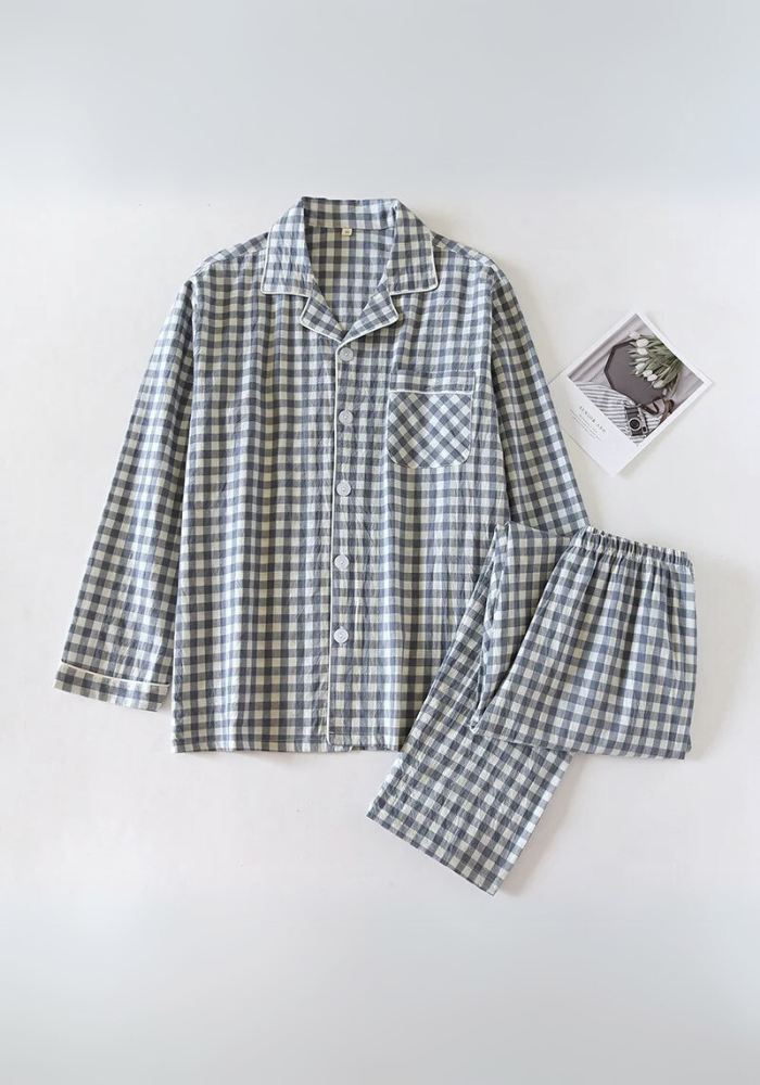 Pyjama Carreaux Traditionnel Femme
