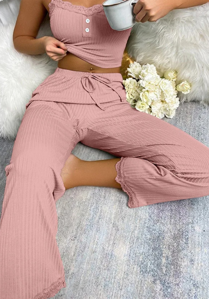 Pyjama Simple Rose Femme