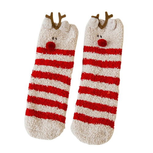 Chaussette Polaire Femme Christmas