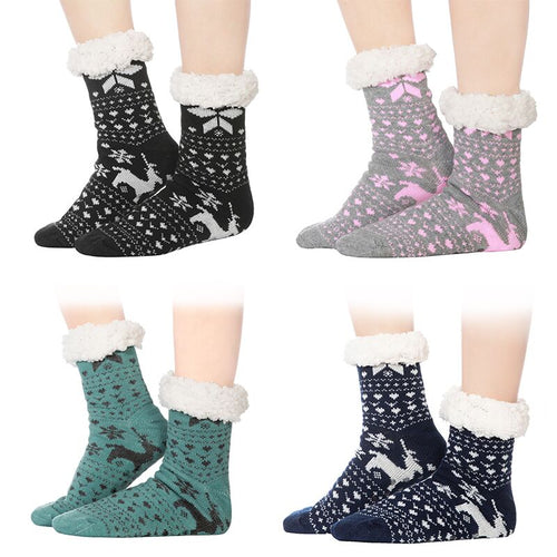Chaussettes Polaire Hiver Femme