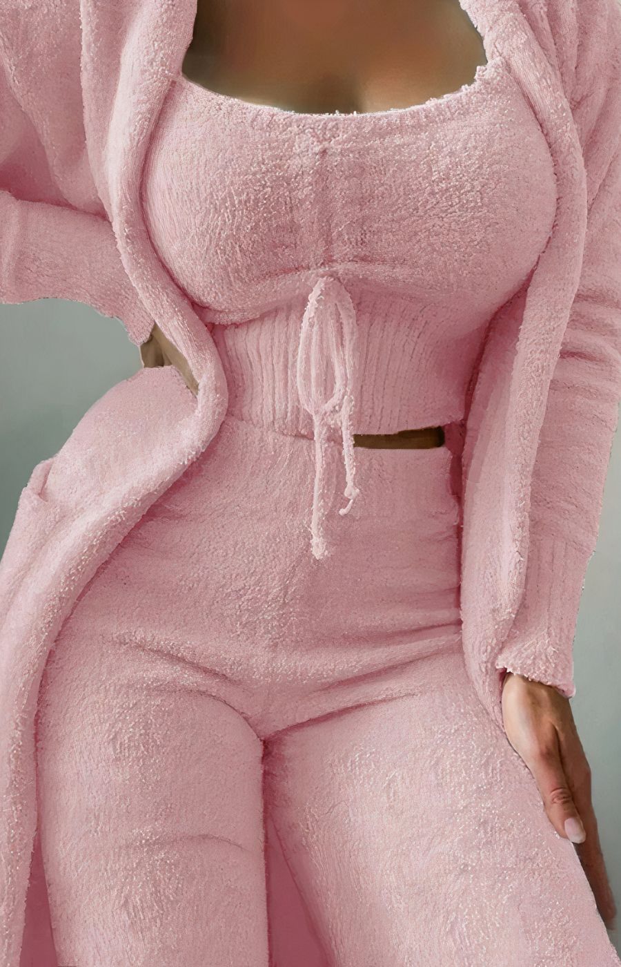 Ensemble pyjama pilou 3 pièces femme