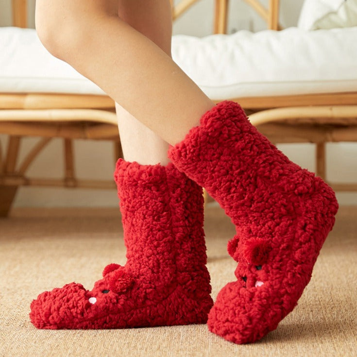 Chaussette pilou pilou rouge