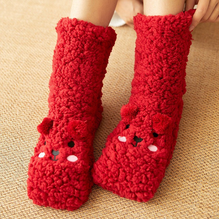 Chaussette pilou pilou rouge