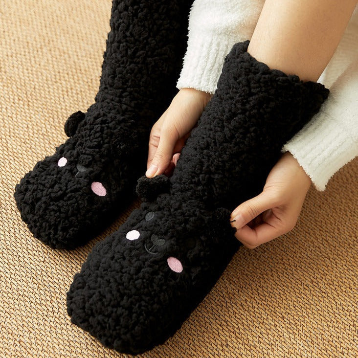Chaussette pilou pilou noire