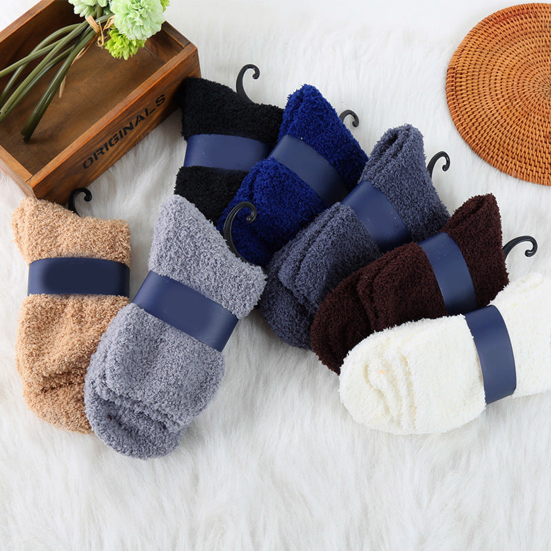 Chaussette pilou marron