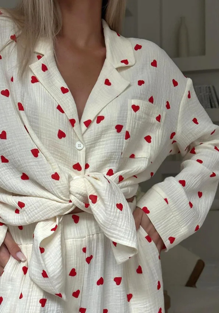 Pyjama Femme Coeur