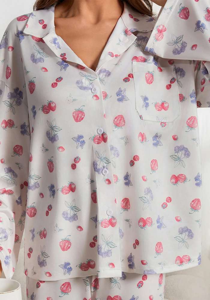 Pyjama Femme Fruit Rouge
