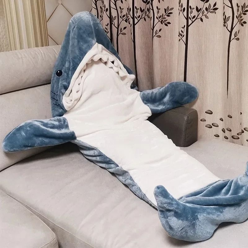 Combinaison plaid pyjama requin