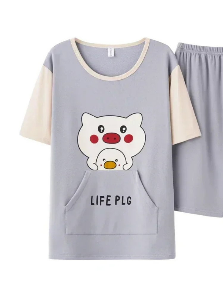 Pyjama Short Homme Mignon
