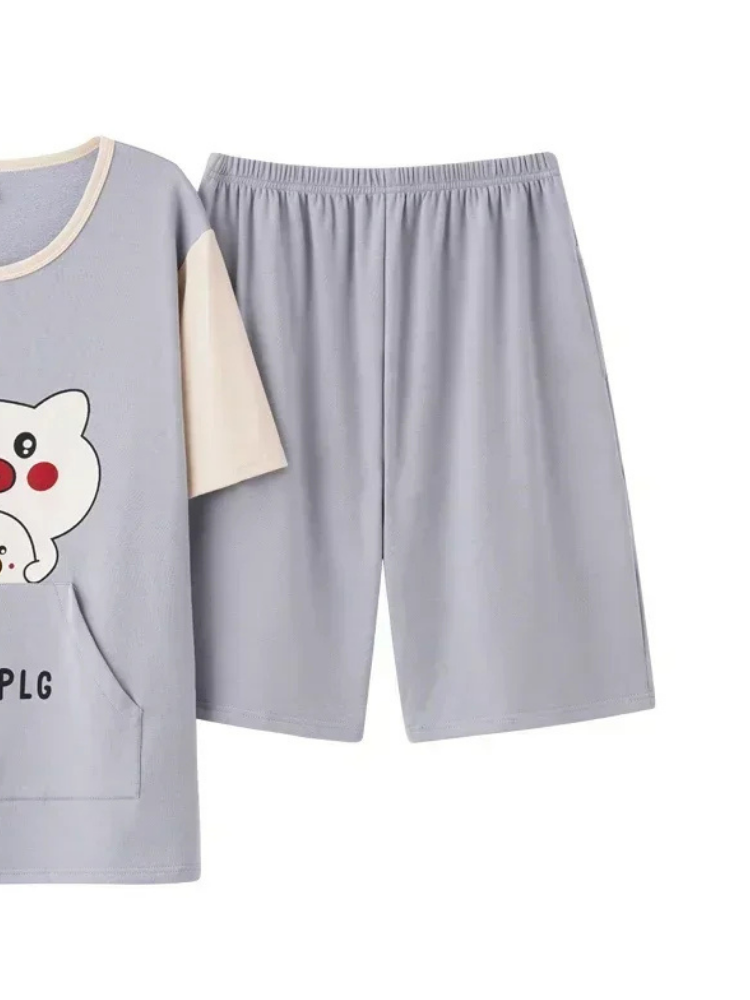 Pyjama Short Homme Mignon