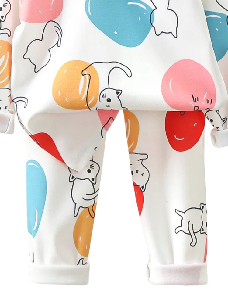 Pyjama Enfant Chat Ballons