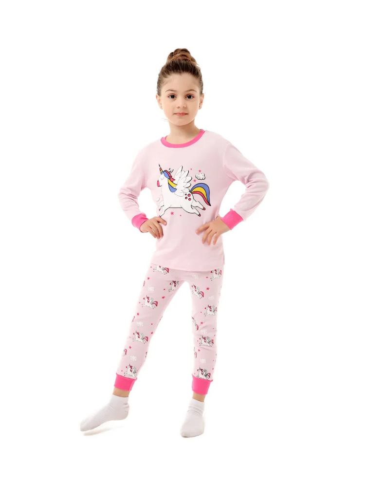 Pyjama Licorne Rose Fille