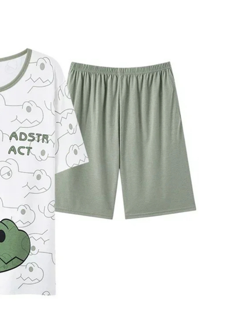 Pyjama Short Homme Crocodile