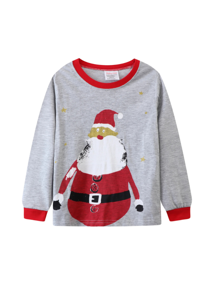Pyjama de Noël Enfant Gris
