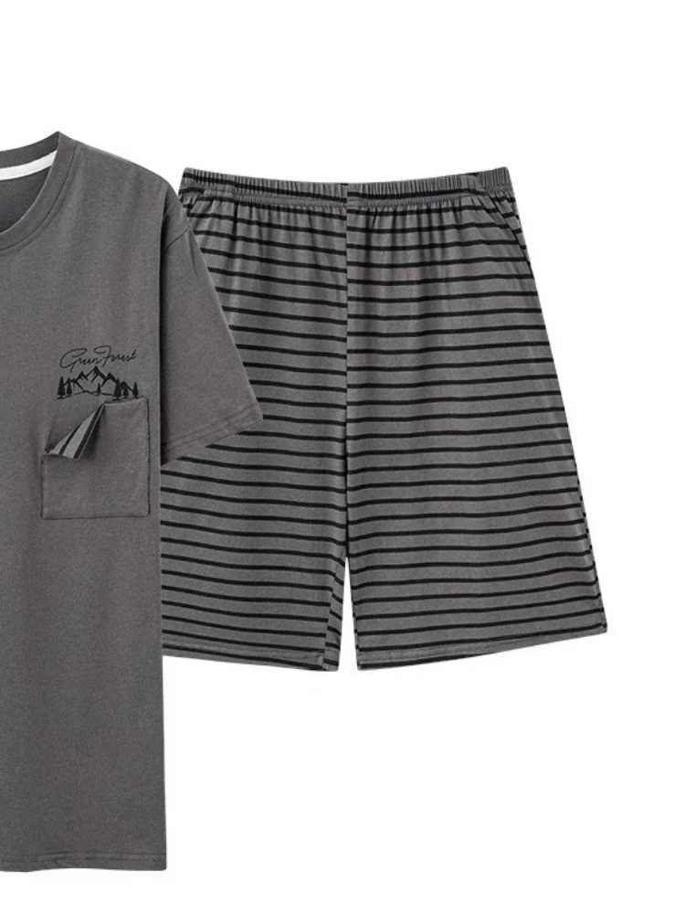Pyjama Short Homme Montagne