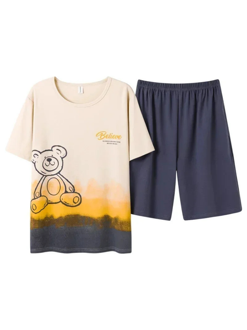 Pyjama Short Homme Oursff